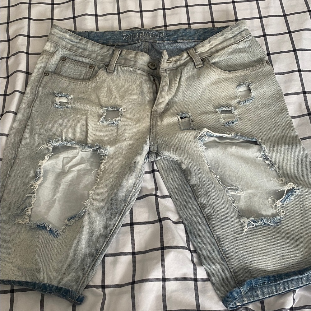 Trillnation Denim Jeans in Blue and Gray